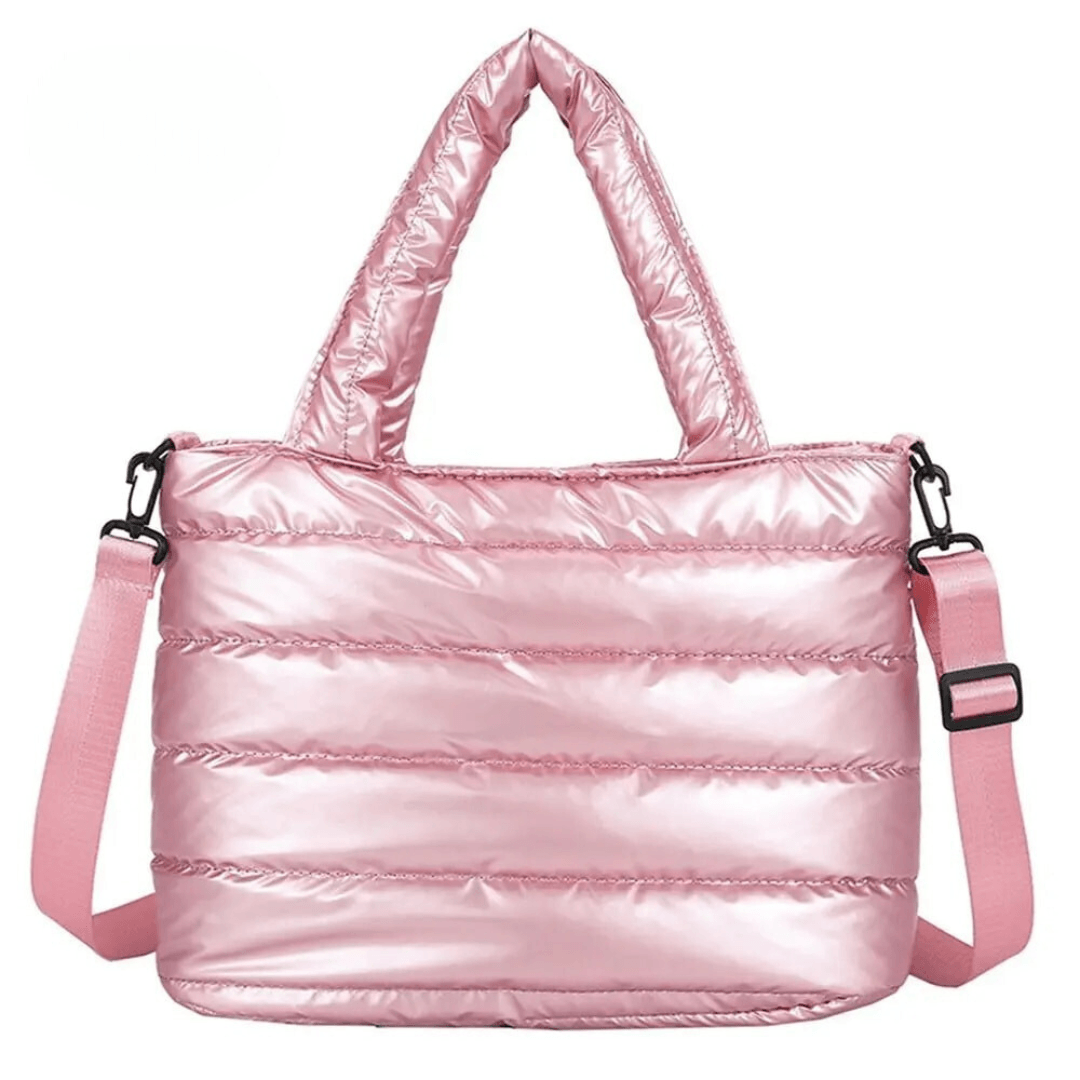 Women's Puffed Tote Bag - Cozy Stylish Lightweight