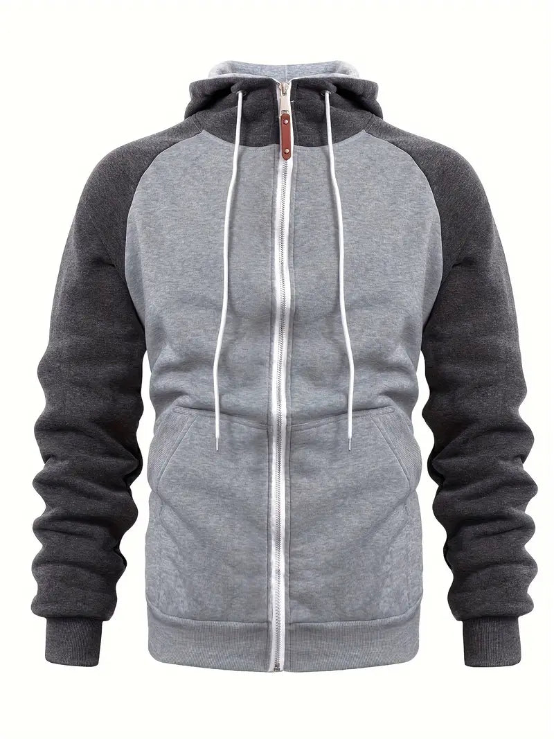 Xander - Casual Zip-Up Hoodie for Men