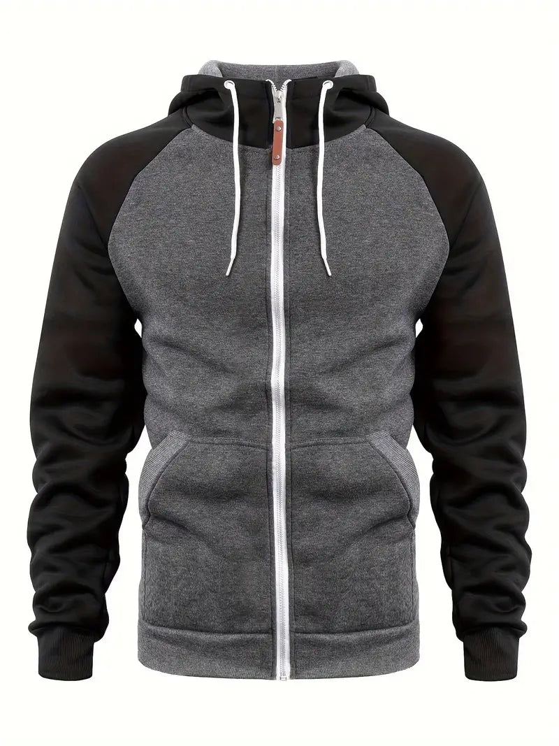 Xander - Casual Zip-Up Hoodie for Men