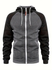 Xander - Casual Zip-Up Hoodie for Men