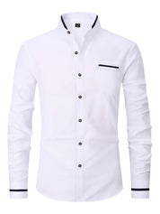 Ronan - Long-Sleeve Collar Shirt for Men