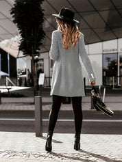 Women's Double-Breasted Winter Coat - Tailored Fit