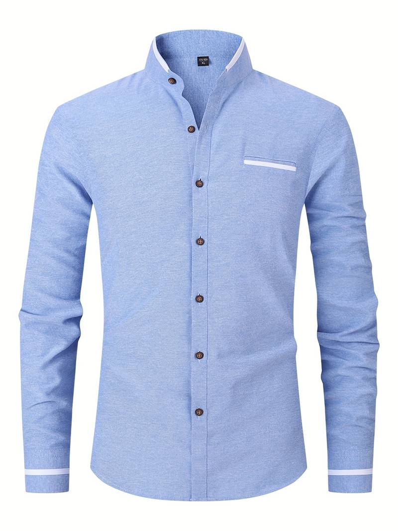 Ronan - Long-Sleeve Collar Shirt for Men