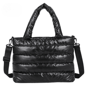 Women's Puffed Tote Bag - Cozy Stylish Lightweight