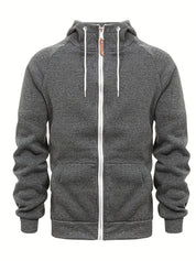 Xander - Casual Zip-Up Hoodie for Men