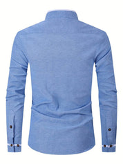 Ronan - Long-Sleeve Collar Shirt for Men