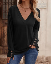 Stylish V-Neck Blouse for Women | Natalie