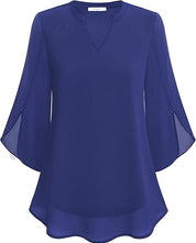 Women's Lightweight Blouse - Stylish Smart Casual Top