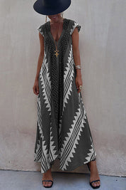 Ethnic Flowy Maxi Dress for Women
