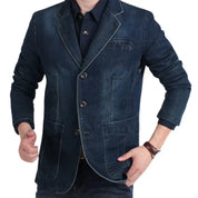 Chic Denim Blazer for Men