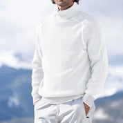 Men's Roll Neck Knit Jumper - Smart Casual & Winter Wear