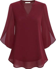 Women's Lightweight Blouse - Stylish Smart Casual Top