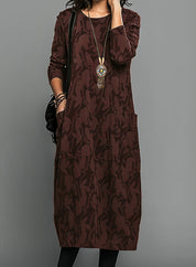Stylish and Flowy Long Sleeve Dress for Women