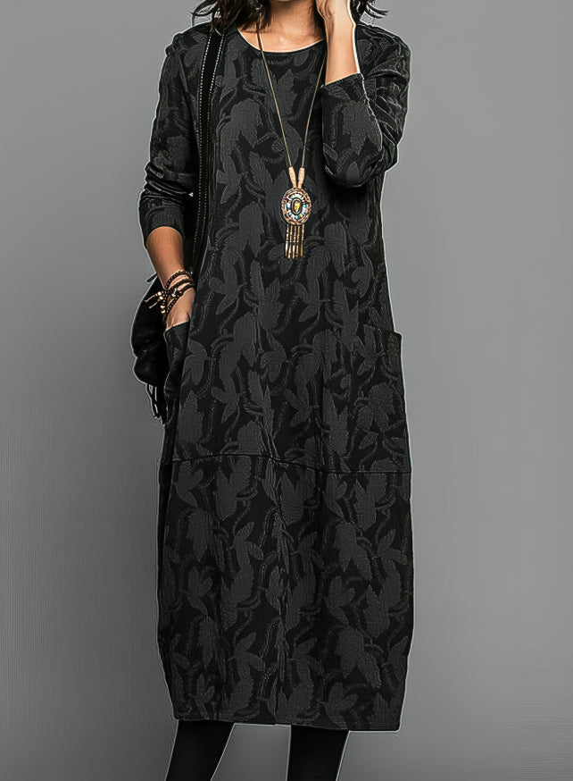Stylish and Flowy Long Sleeve Dress for Women
