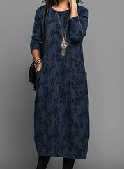 Stylish and Flowy Long Sleeve Dress for Women