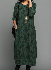 Stylish and Flowy Long Sleeve Dress for Women