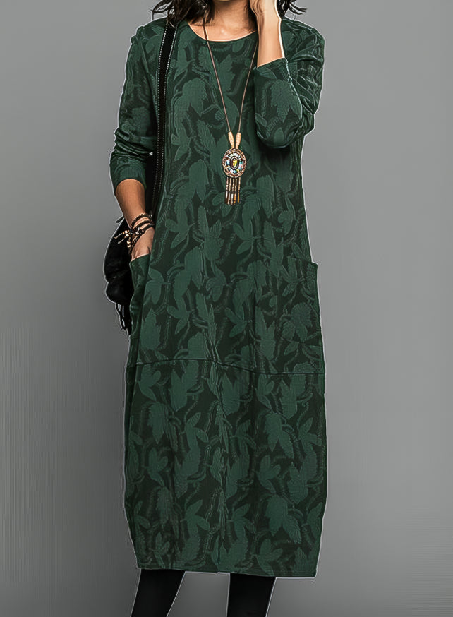 Stylish and Flowy Long Sleeve Dress for Women