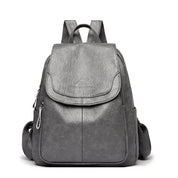 Women's Leather Backpack - Safe Stylish Organised Travel