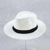 Unisex Classic Panama Hat - Handmade Toquilla Straw Travel Sun Hat