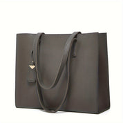 Women's Leather Tote Bag - Elegant & Stylish