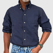 Men's Shirt - Button-Down Collar with Long Sleeves