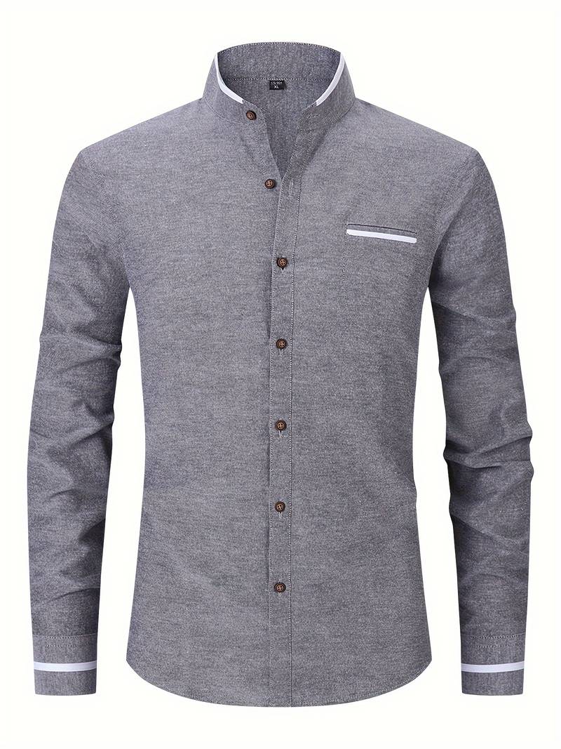 Ronan - Long-Sleeve Collar Shirt for Men