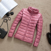 Women's Hooded Puffer Jacket - Cosy Outerwear