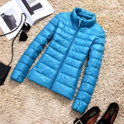 Women's Hooded Puffer Jacket - Cosy Outerwear