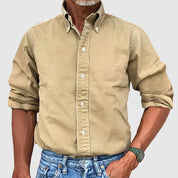 Men's Shirt - Button-Down Collar with Long Sleeves
