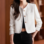 Women's Elegant Blazer - Luxurious and Comfortable