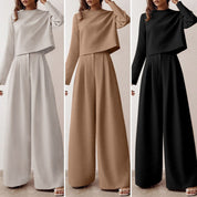 Karina - Elegant Two-Piece Palazzo Set for Women