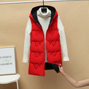 Women's Gilet - Hooded with Longline Padded Design