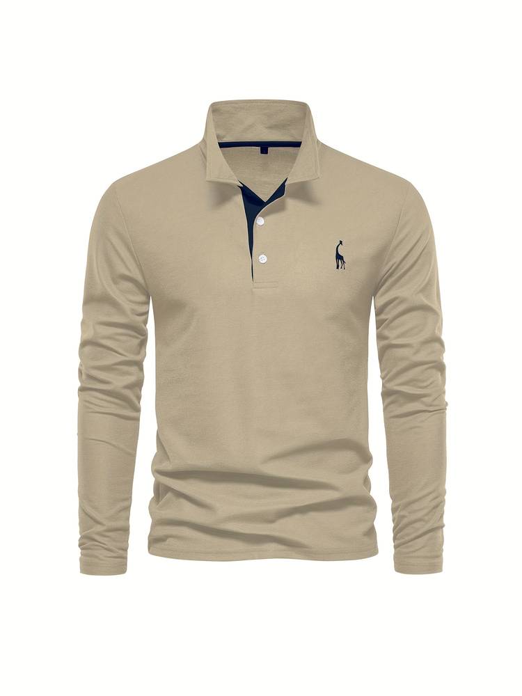 Stylish and Comfortable Long Sleeve Polo Shirt for Men