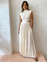Elegant Cut-Out Maxi Dress for Women