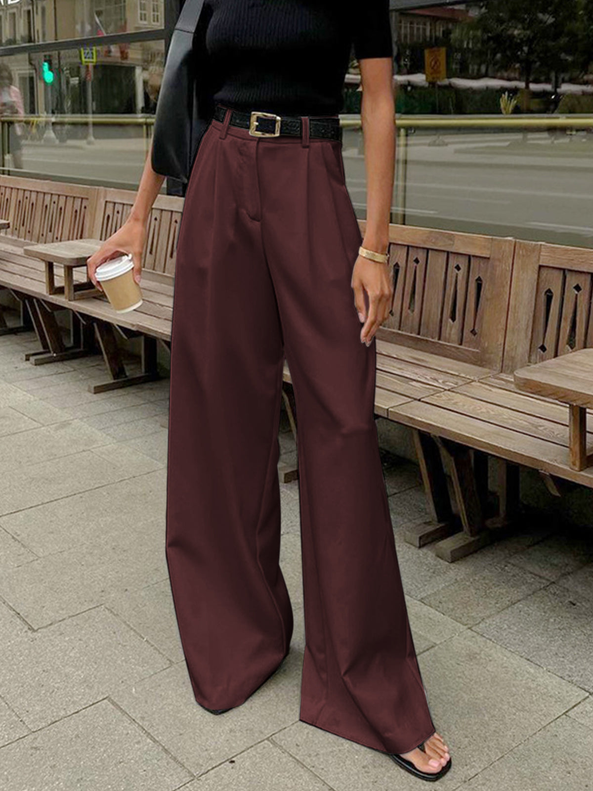 Elegant Wide Trousers for Women