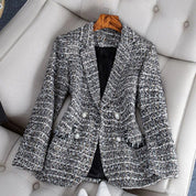Casual and Stylish Plaid Blazer for Women