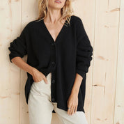 Women's Relaxed Fit Knit Cardigan - Lightweight Layering Piece