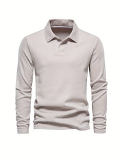 Classic and Comfortable Long Sleeve Polo Shirt for Men