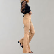Women's High-Waisted Flared Jeans - Bootcut Fit