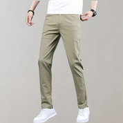Men's Slim Fit Work Trousers - Stretch & Lightweight