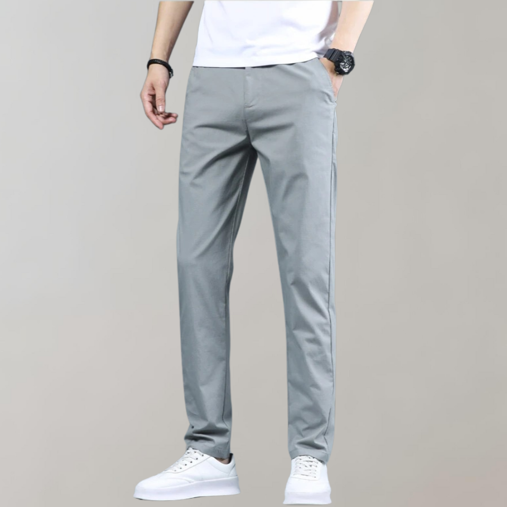 Men's Slim Fit Work Trousers - Stretch & Lightweight
