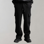 Men's Wide Leg Joggers - Cargo Style