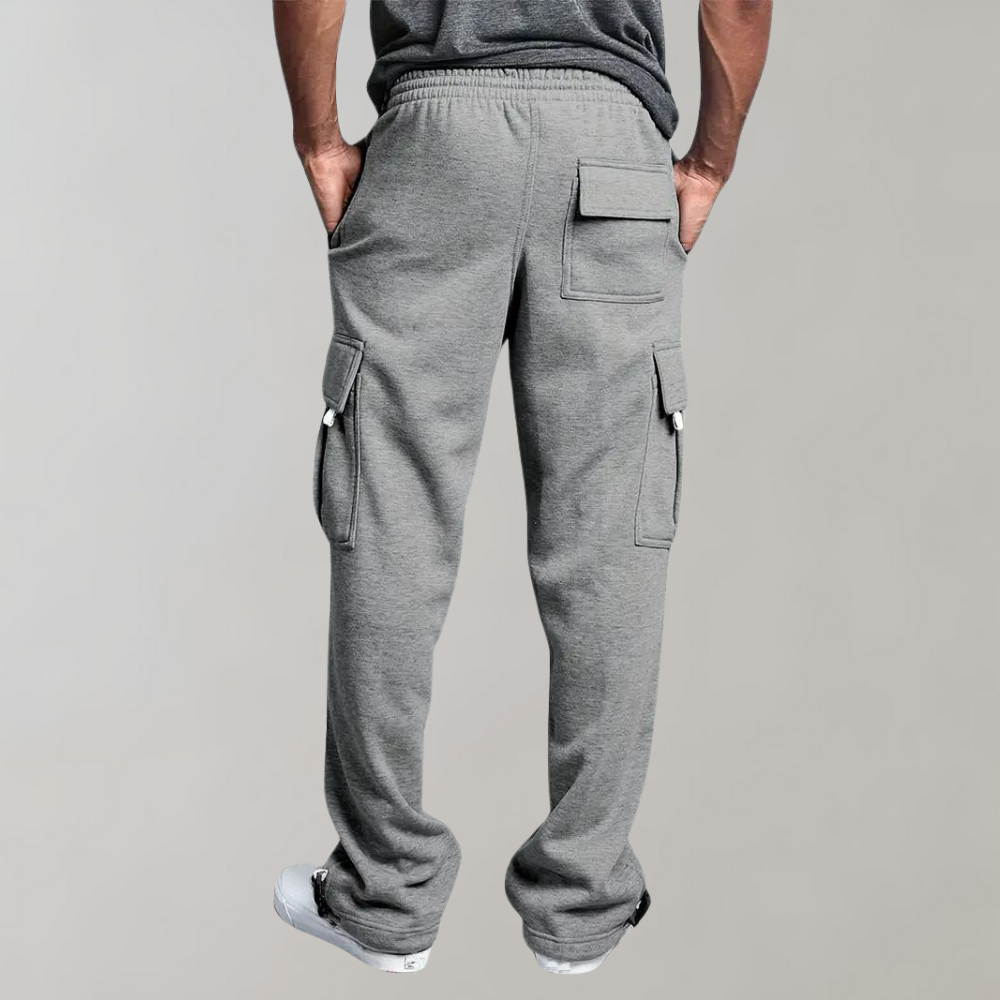Men's Wide Leg Joggers - Cargo Style
