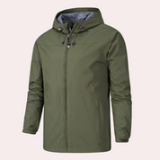 Men's Stylish Hooded Windbreaker  - Advanced Waterproof Technology