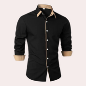 Men's Shirt - Contrasting Collar with Contrasting Cuffs