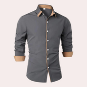 Men's Shirt - Contrasting Collar with Contrasting Cuffs