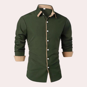Men's Shirt - Contrasting Collar with Contrasting Cuffs