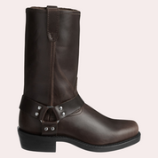 Men's Stylish Leather Cowboy Boots - Comfortable & Versatile
