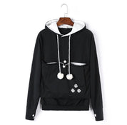 Unisex Hoodie - Pet Carrier Pouch with Drawstring Hood