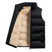 Men's Gilet - Stand Collar with Warm Lining